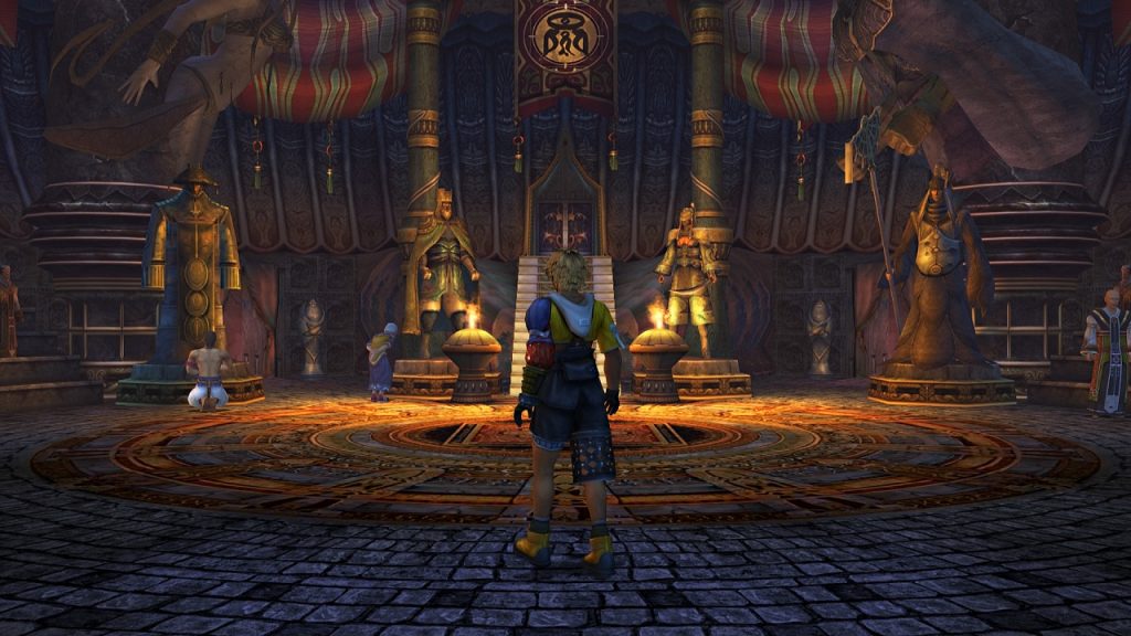 Final Fantasy X: l'atrio del tempio di Besaid